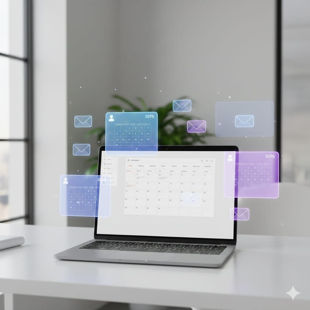 Recruiter overwhelmed by calendar scheduling and email coordination